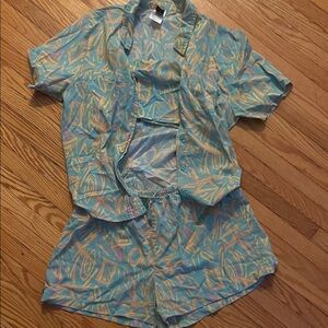 Maui and Sons Vibrant Blue and Yellow Apparel